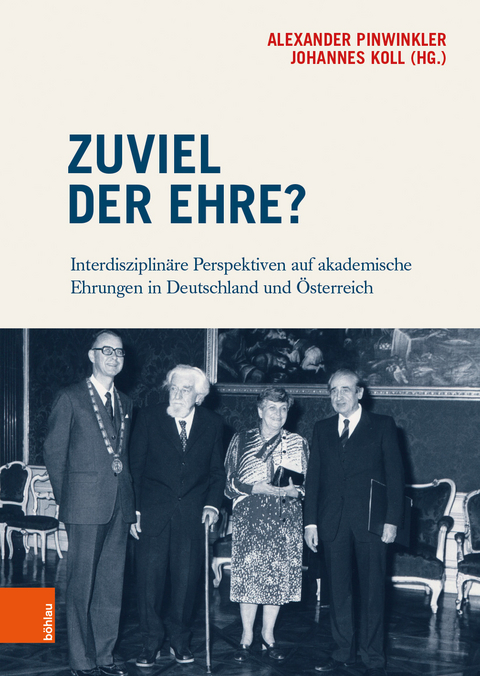 Buchtitel "Zuviel der Ehre?"