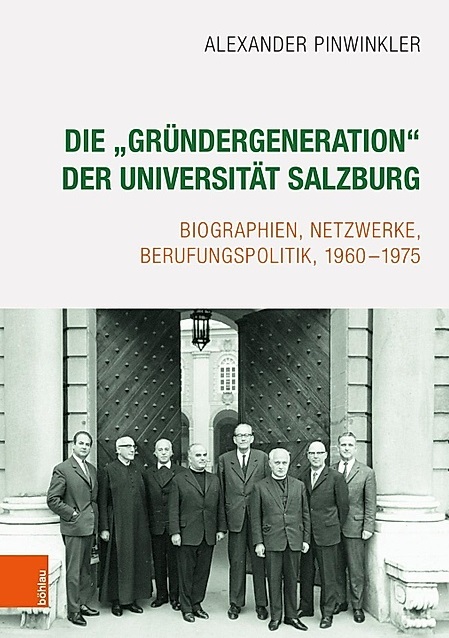 Buchtitel "Die Gründergeneration der Universität Salzburg"