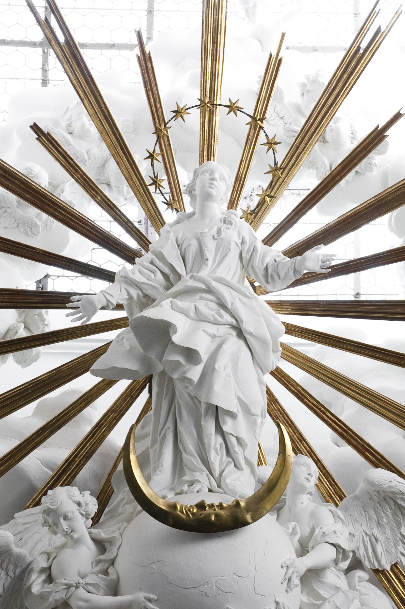 Stuckglorie der Maria Immaculata