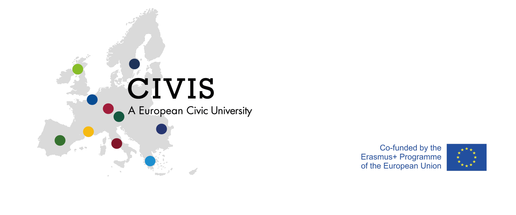 CIVIS-Logo und EU-Logo