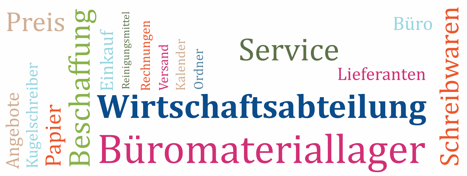 Wirtschaftsabteilung Büromateriallager