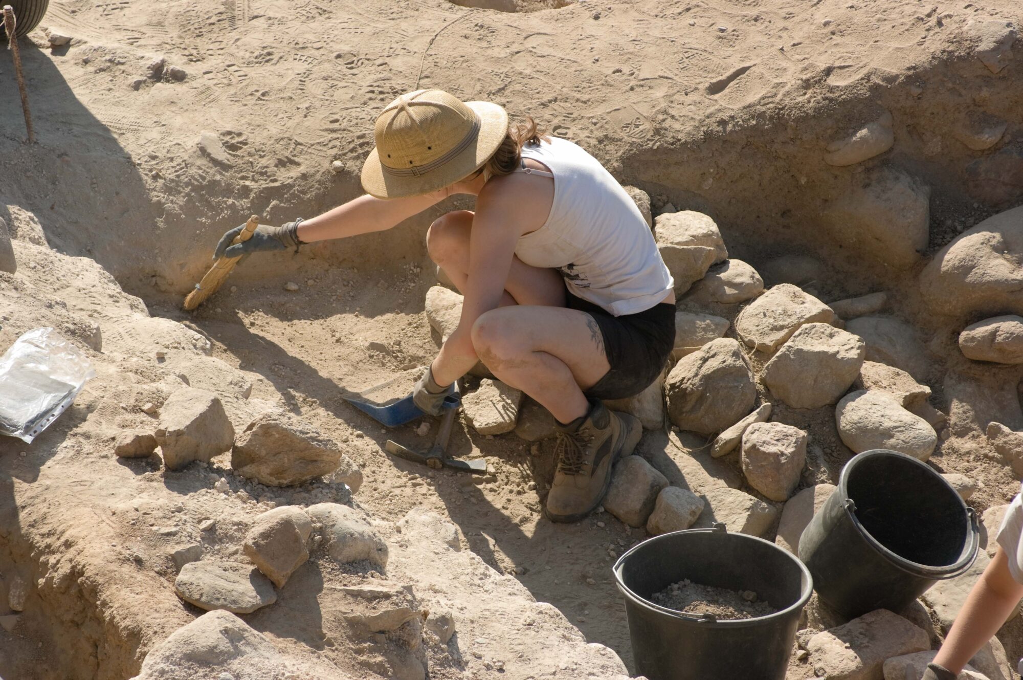 Archaeologist In Heraclea Lyncestis Excavation, Bitola - Macedonia Republic