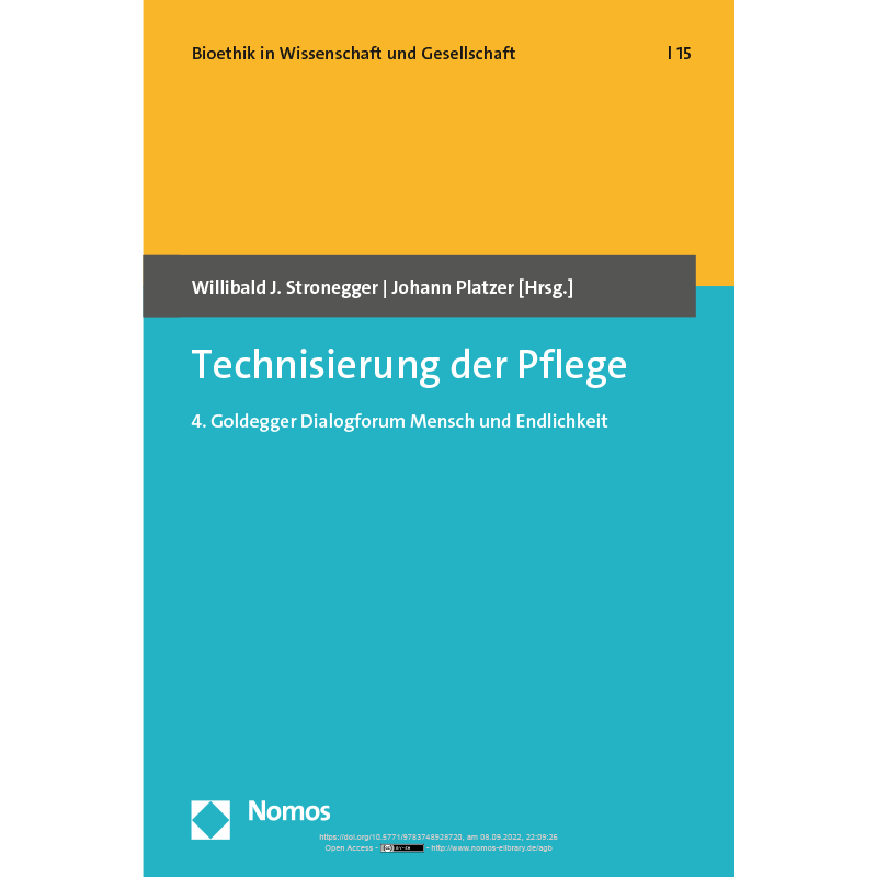 Buchcover Technisierung der Pflege