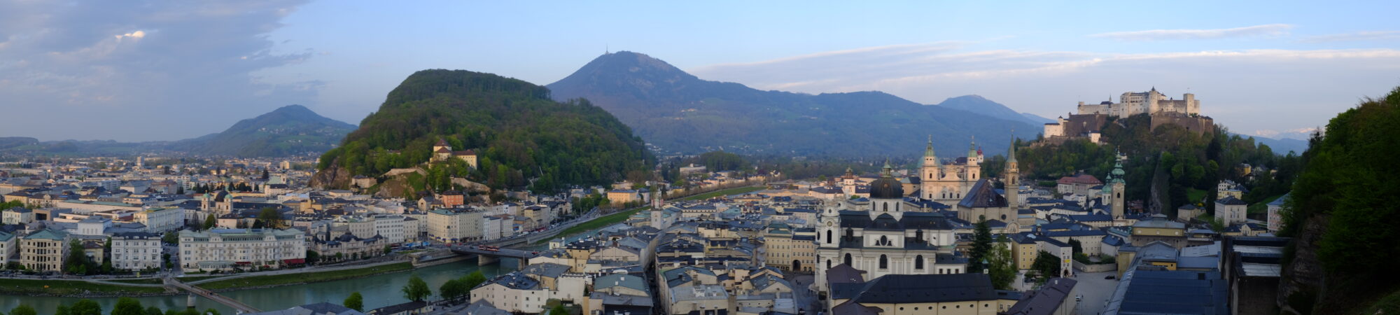 Ansicht auf Salzburg