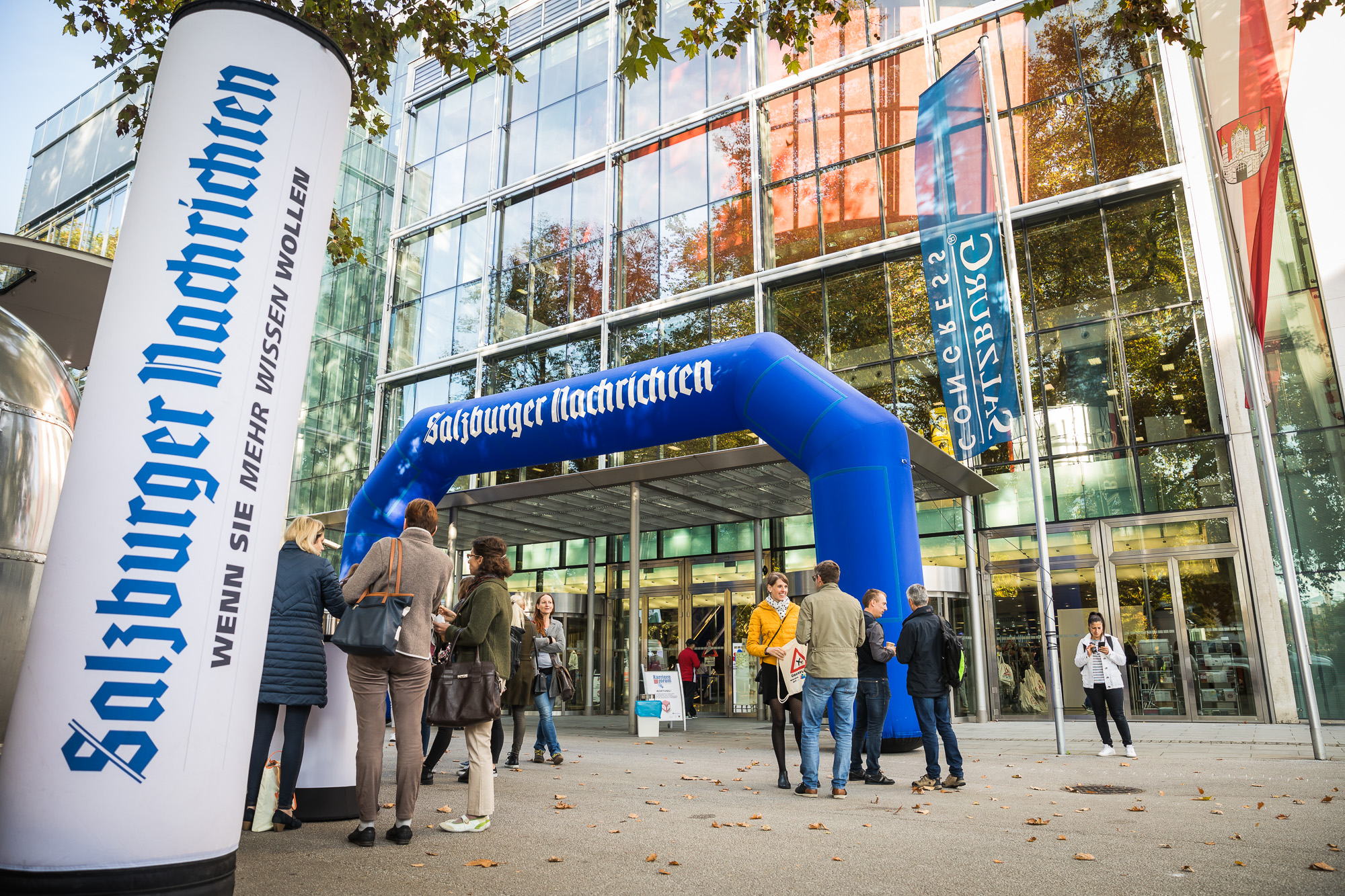 Eingang Salzburg Congress Karriereforum