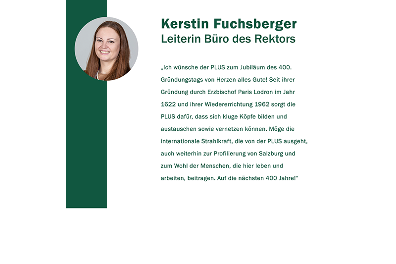 Grußworte Kerstin Fuchsberger