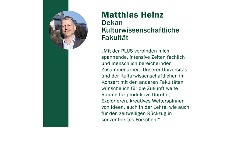 Grußworte Matthias Heinz