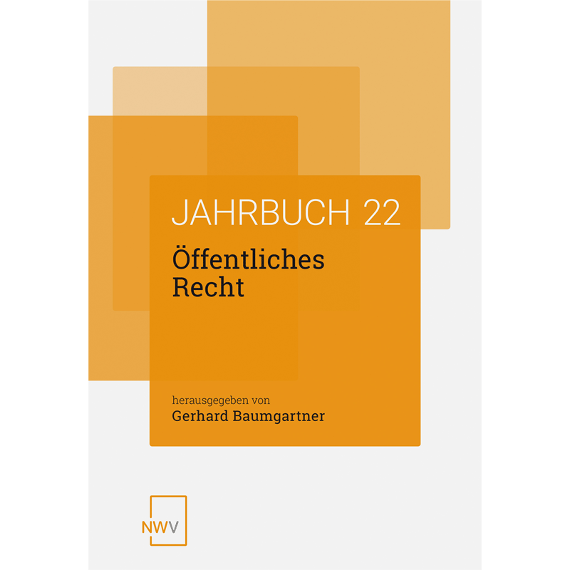 Cover Jahrbuch &Ouml;ffentliches Recht 2022