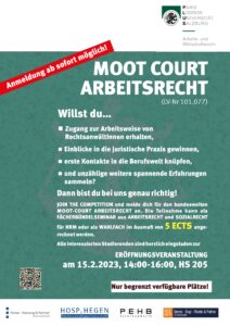 Moot Court Plakat