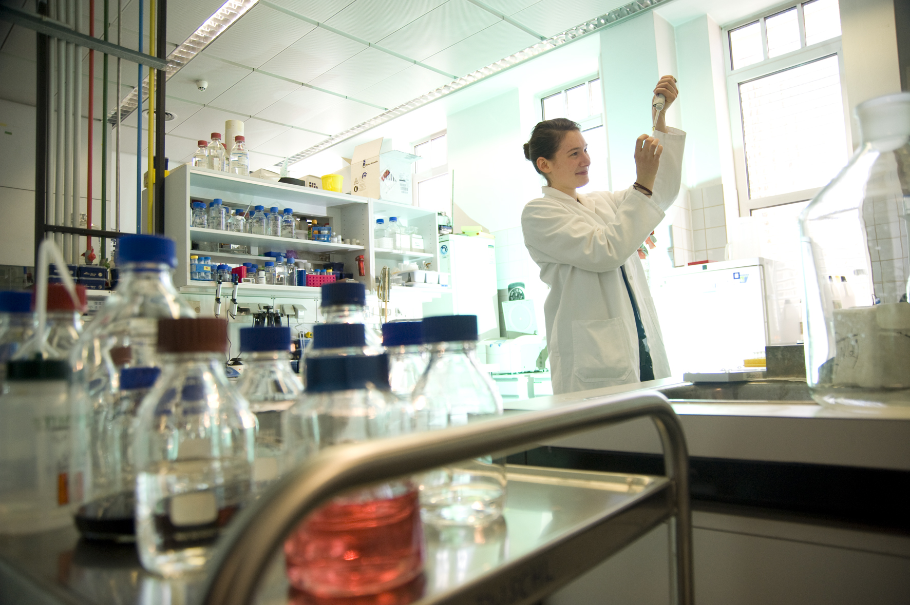 Forscherin im Labor