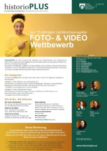 historioPLUS | 10 Jahre Jubiläum | Foto- und Videowettbewerb