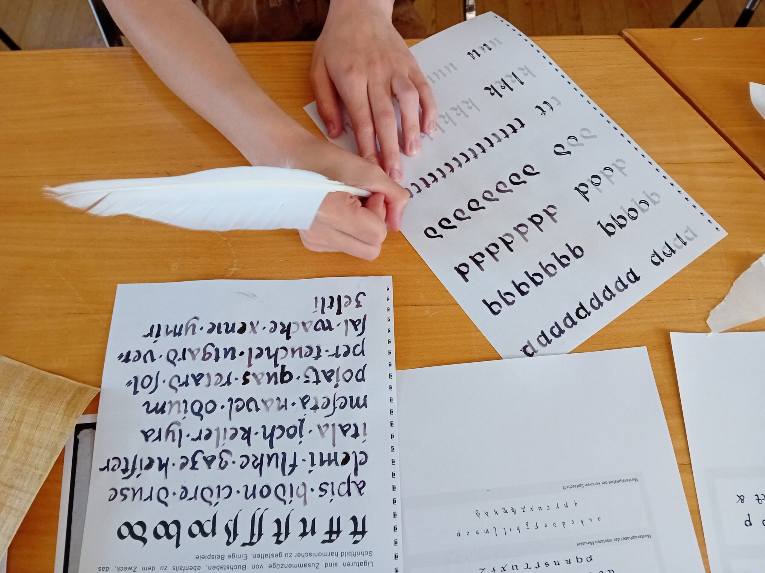 Lehrveranstaltung „Schrift und Schreiben im Mittelalter“