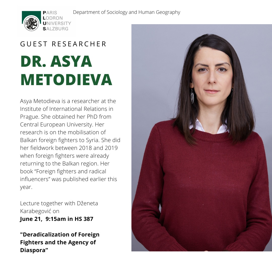Dr. Asya Metodieva poster