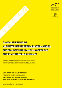 Bild zu Projekt: Digitalisierung im kleinstrukturierten Einzelhandel: Ergebnisse und Handlungsfelder für eine digitale Zukunft 2022