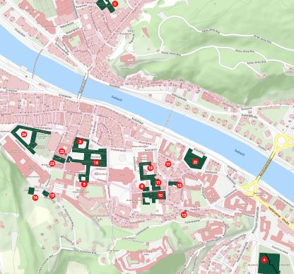 Standorte Salzburg Altstadt