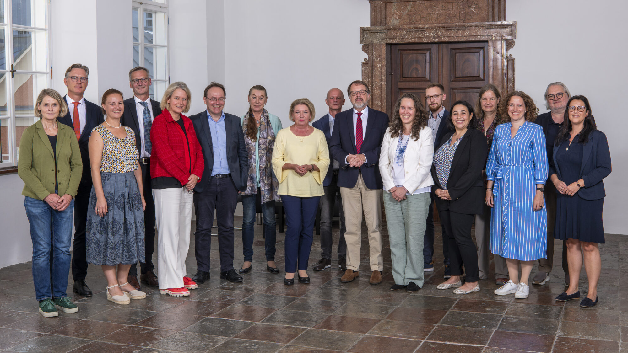 Die Mitglieder des Universitätsrats, des Rektorats sowie des Betriebsrats