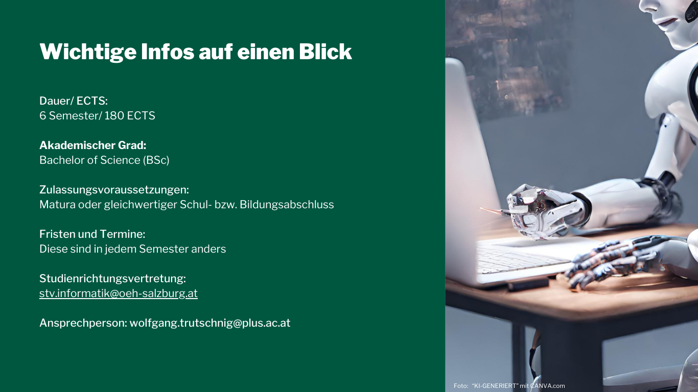 Artificial Intelligence, Bachelorstudium studieren