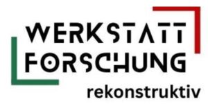 Logo Werkstatt. Forschung. rekonstruktiv
