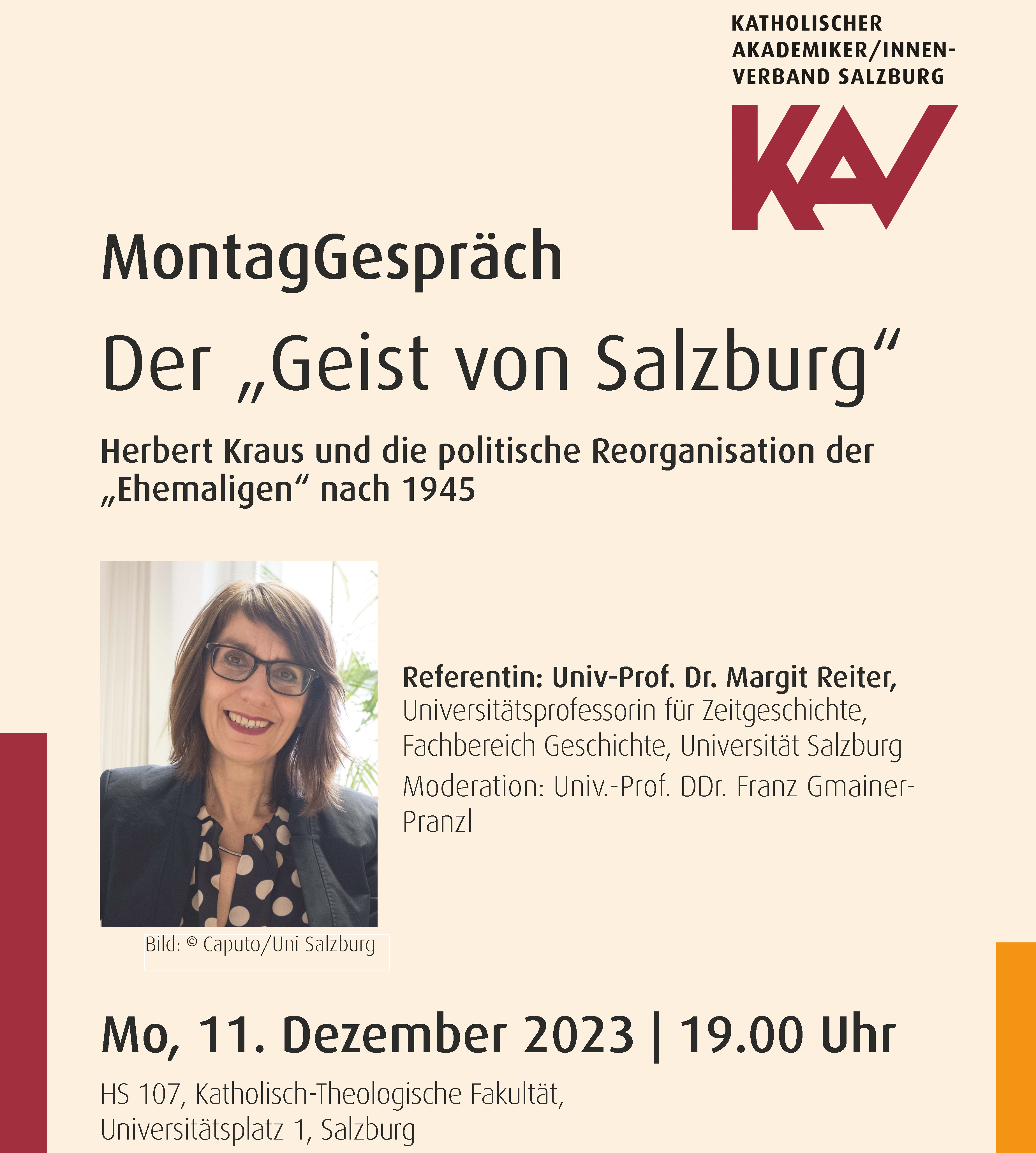 Der "Geist von Salzburg". Margit Reiter &uuml;ber die Reorganisation der "Ehemaligen" nach 1945