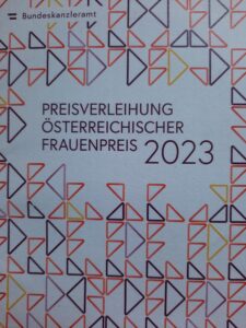 Sujet Preisverleihung Österreichischer Frauenpreis 2023