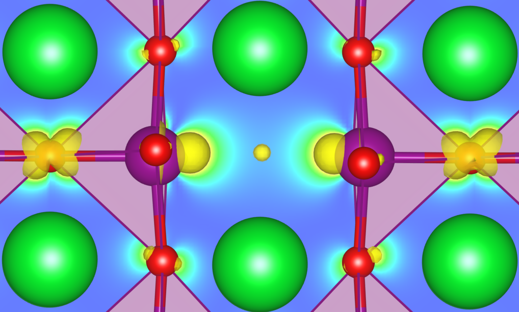 Oxygen vacancy in SrMnO3