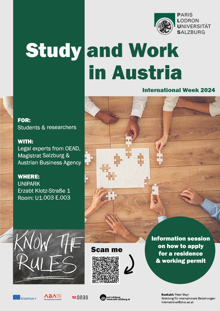 International Week Event: Study and Work Austria