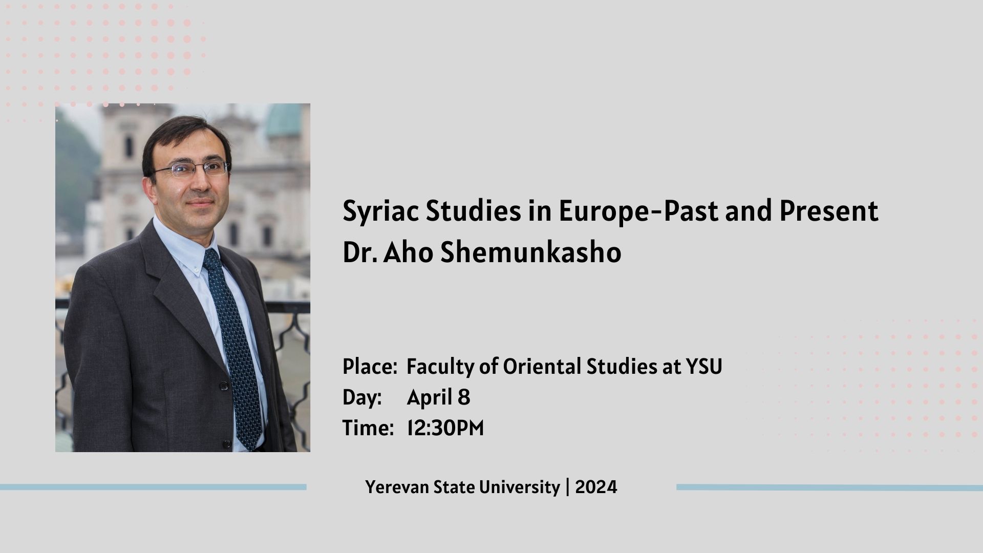 Syriac Studies in Europe