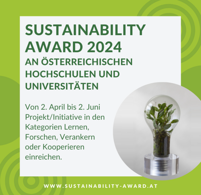 Sustainability Award 2024 | Sujet
