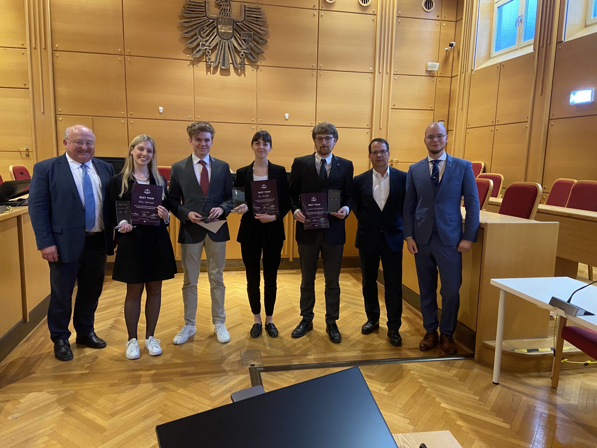 Gewinnerteam Moot Court