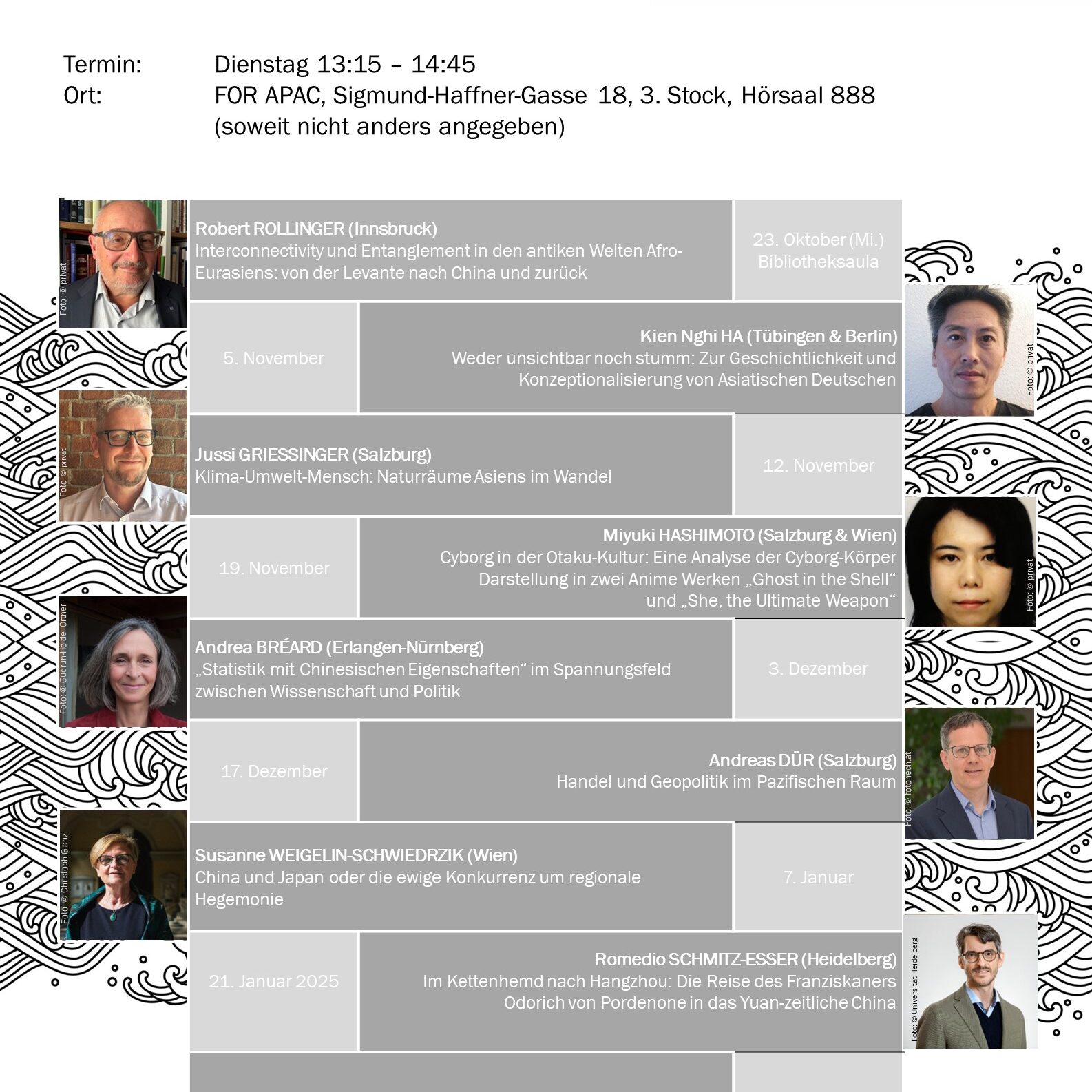 FOR APAC Ringvorlesung Poster neu