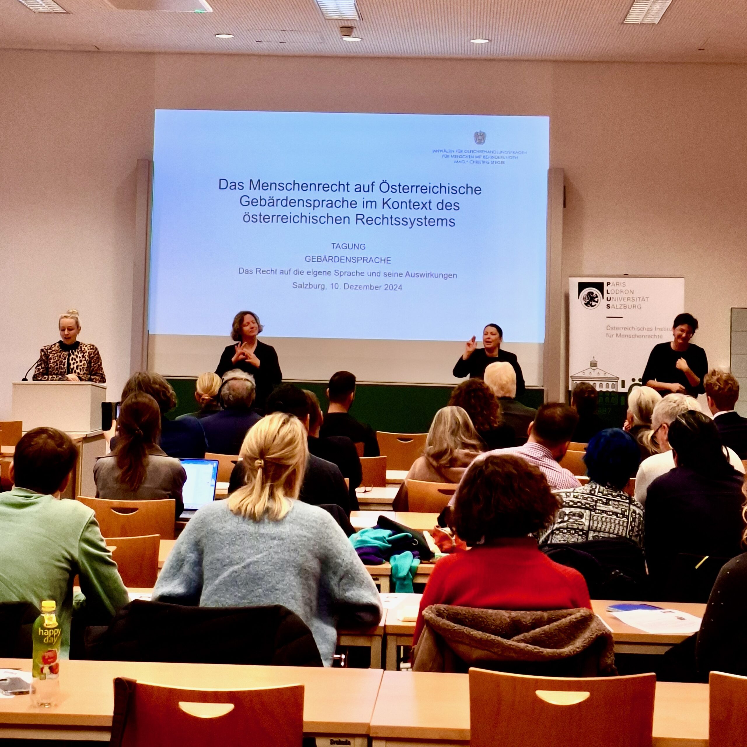 Vortragende am Tag der Menschenrechte 2024