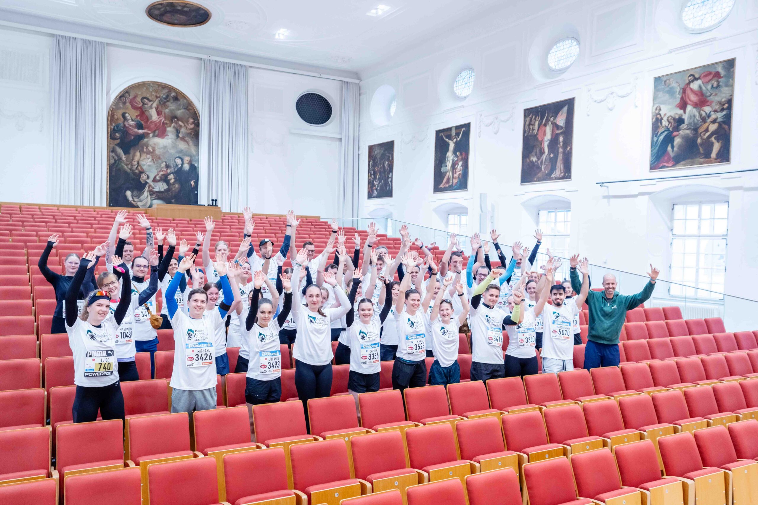 Gruppenbild Laeufer Grosse Aula