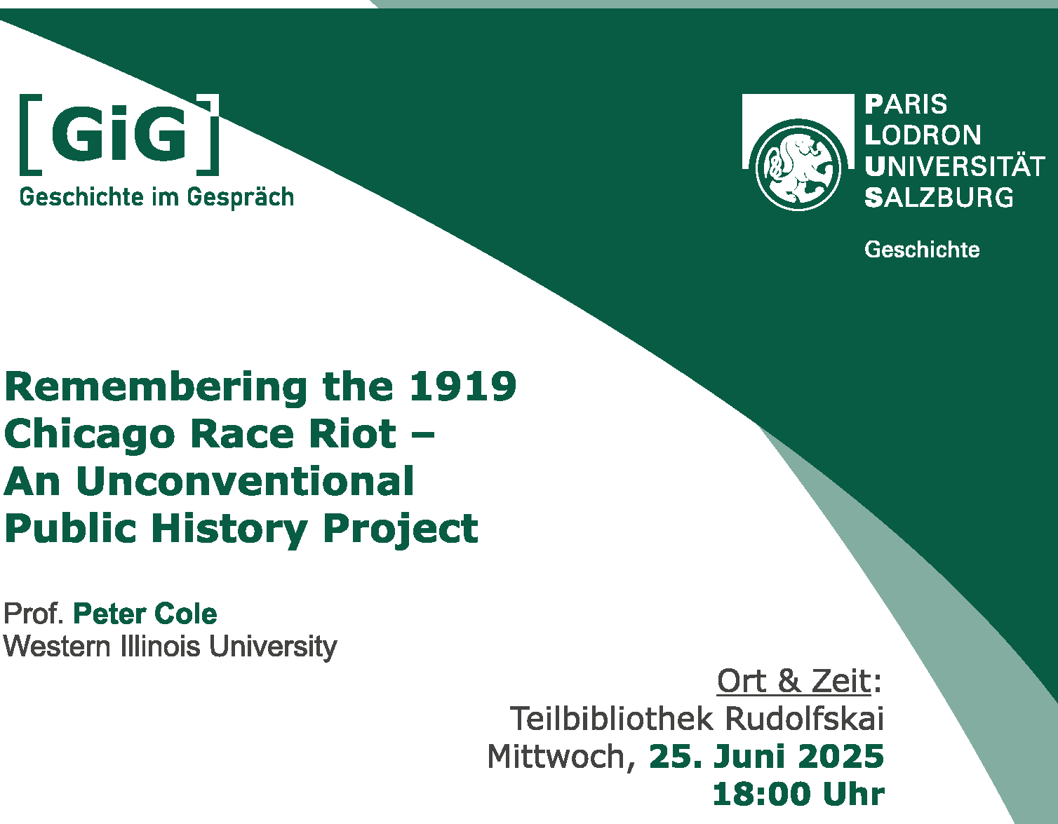 Remembering the 1919 Chicago Race Riot -An Unconventional Public History Project