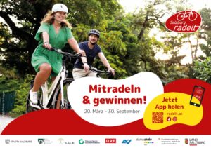 Flyer von Salzburg Radelt 2026 | Inserat A5 quer