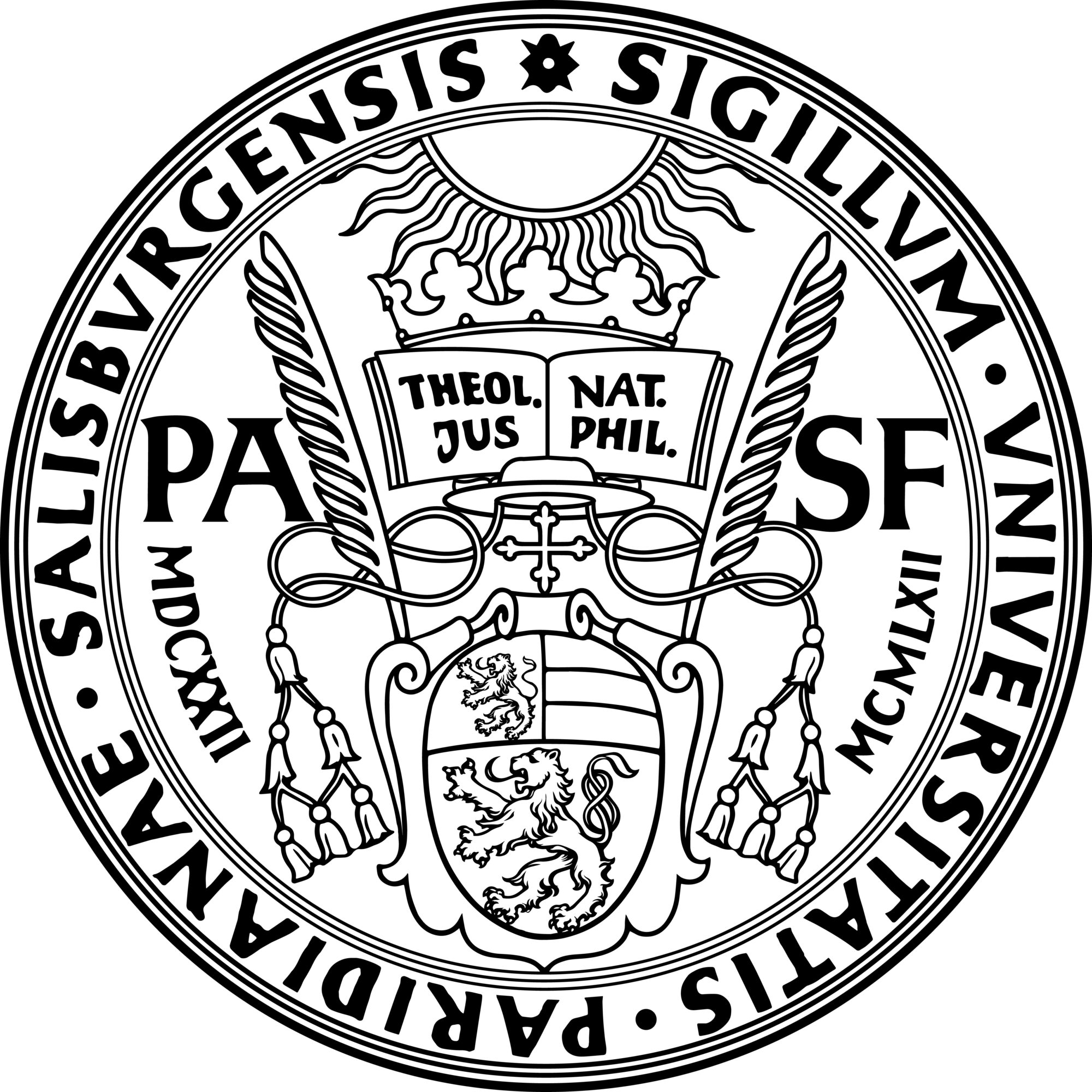 Logo der Universität Salzburg, Siegel