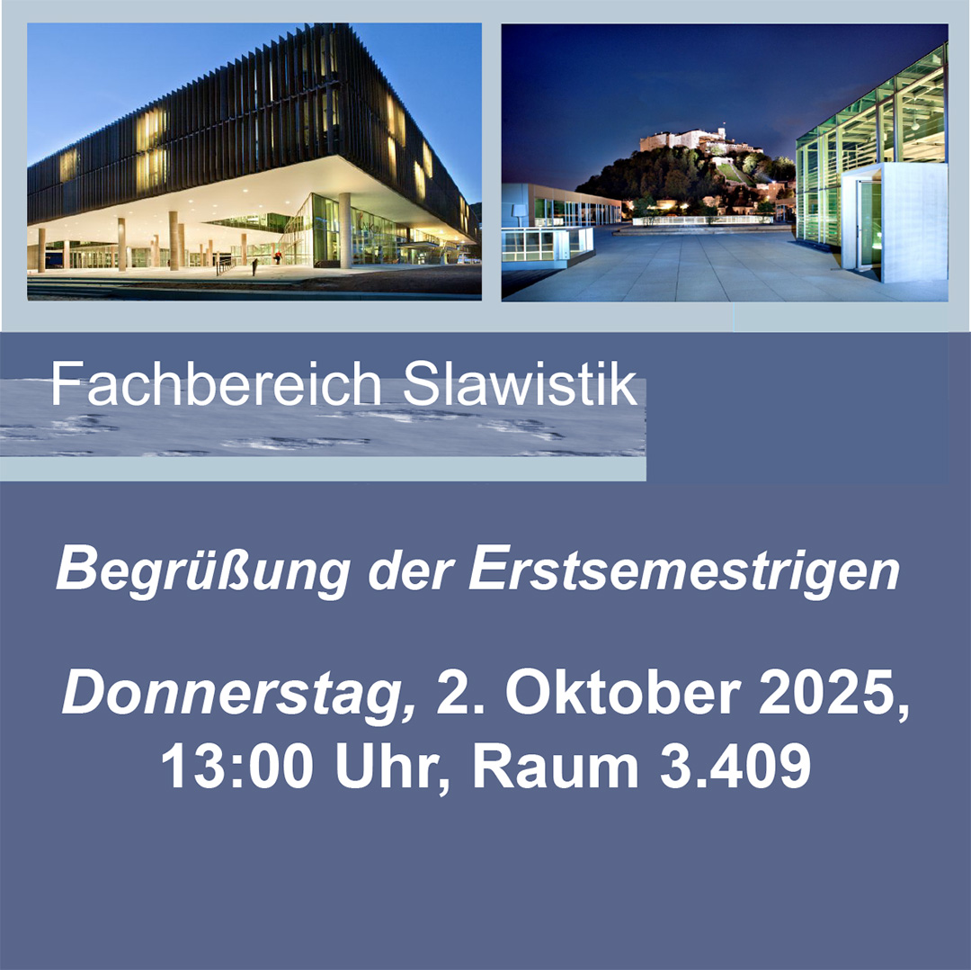 Plakat Begrüßungsveranstaltung