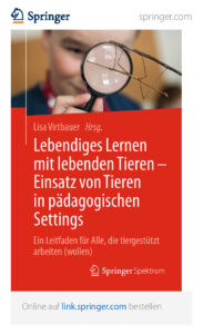 Buchcover: Lernen mit lebenden Tieren