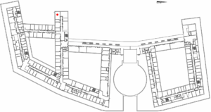 Karte: Raum-Nr. D-3.033, 3.OG Hellbrunner Straße 34