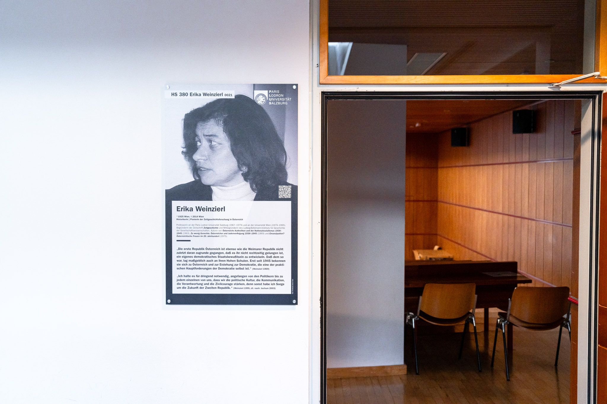 Erika Weinzierl-Hörsaal