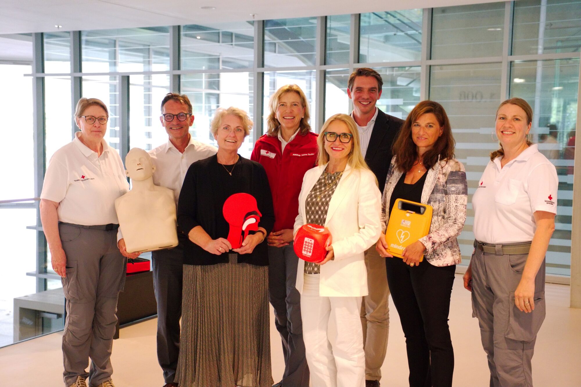 Rektorat bei Erster Hilfe Schulung