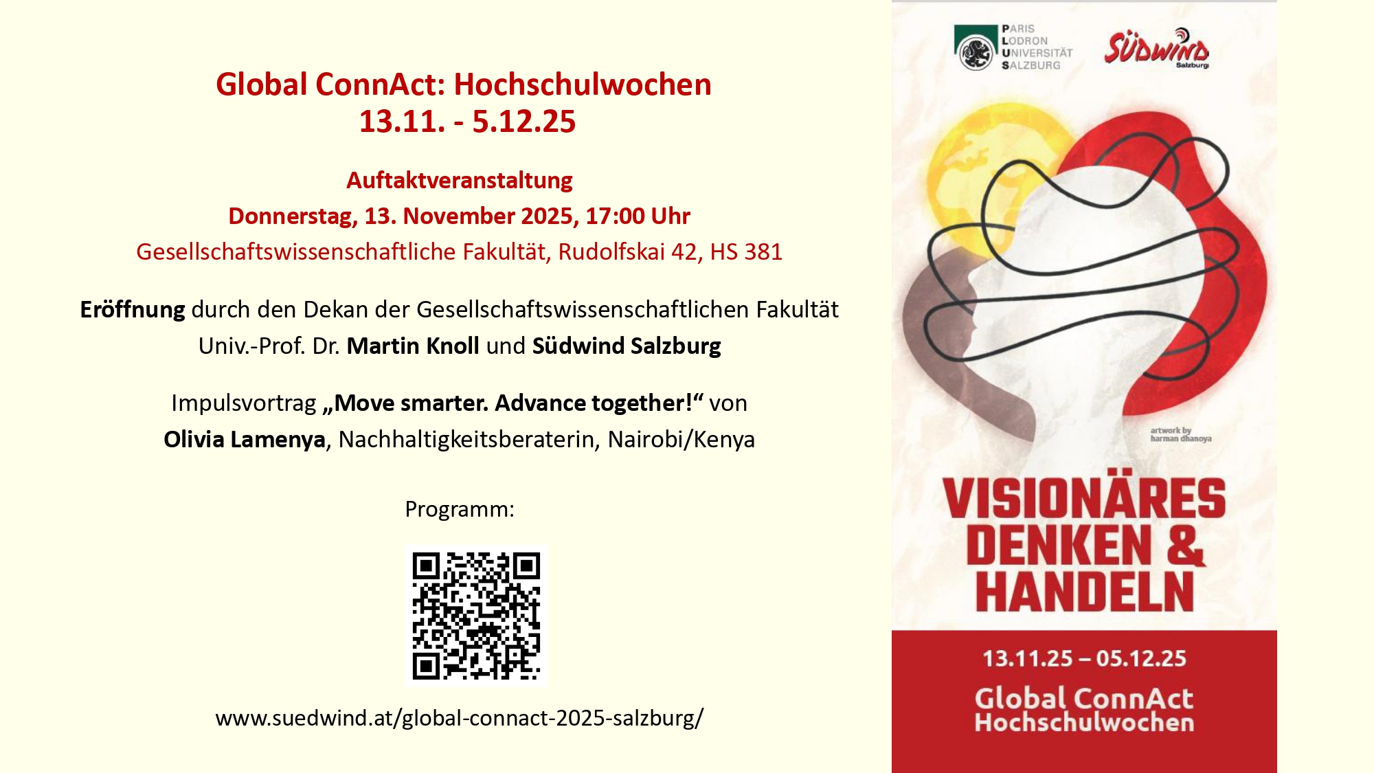 Global ConnAct Einladung