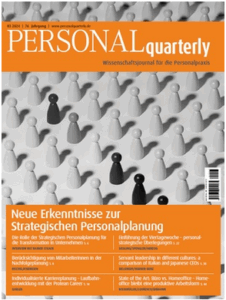 Titelblatt des Personal quaterly