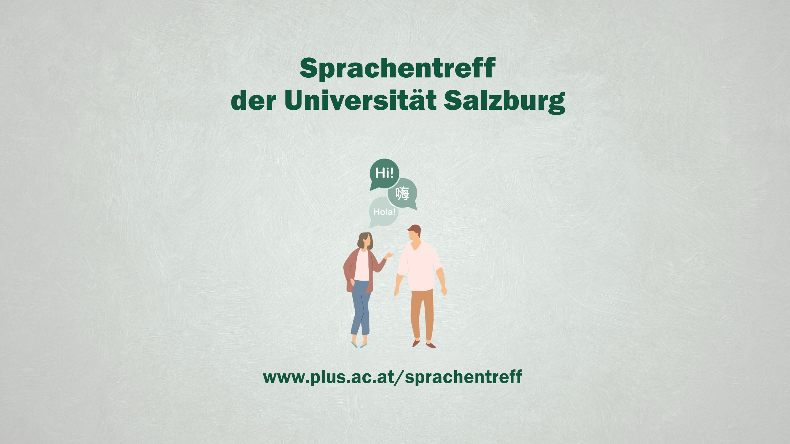 Sujet Sprachentreff der Universität Salzburg
