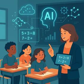 Schulklasse, AI generated