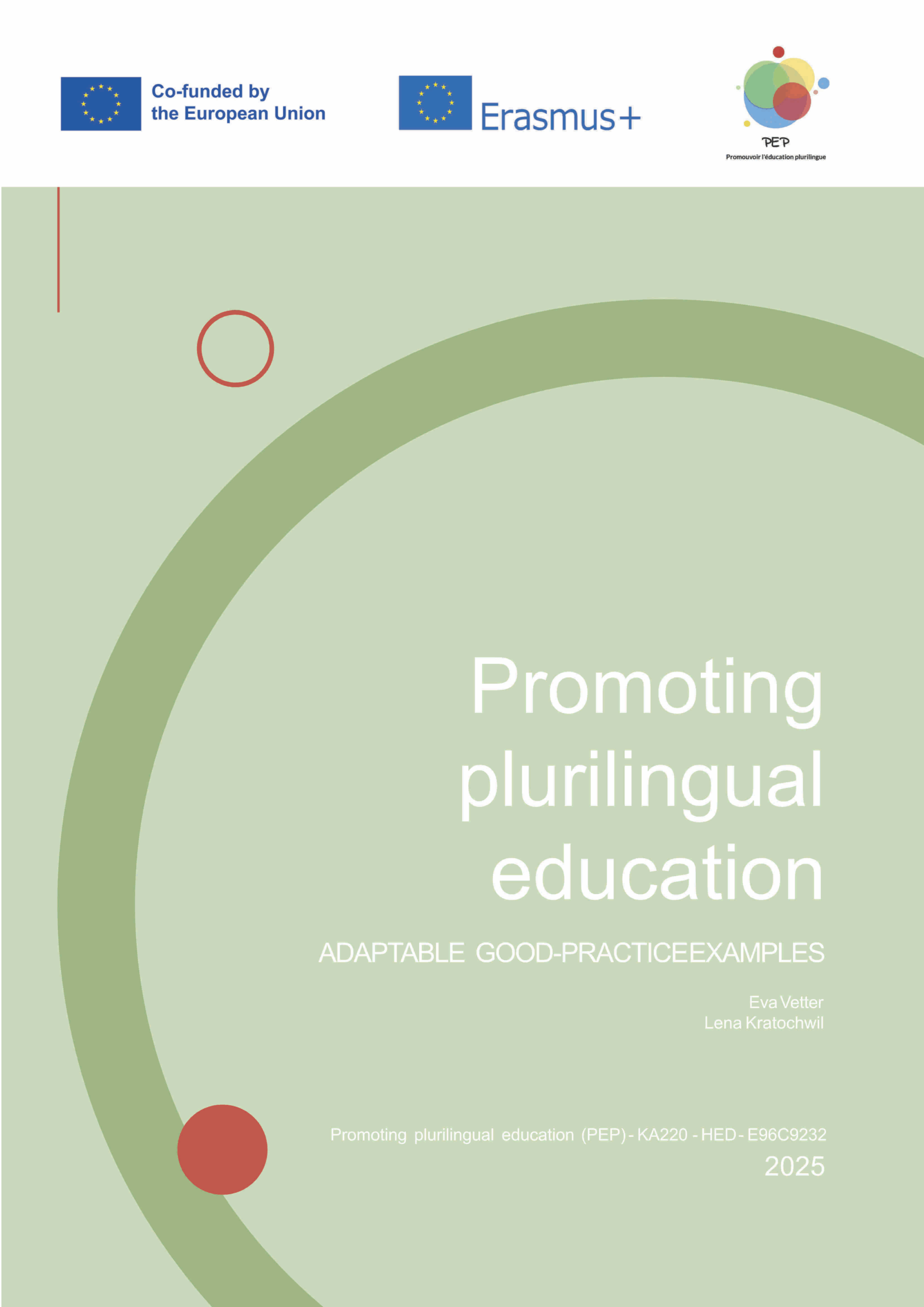 Booklet Promoting plurilingual education