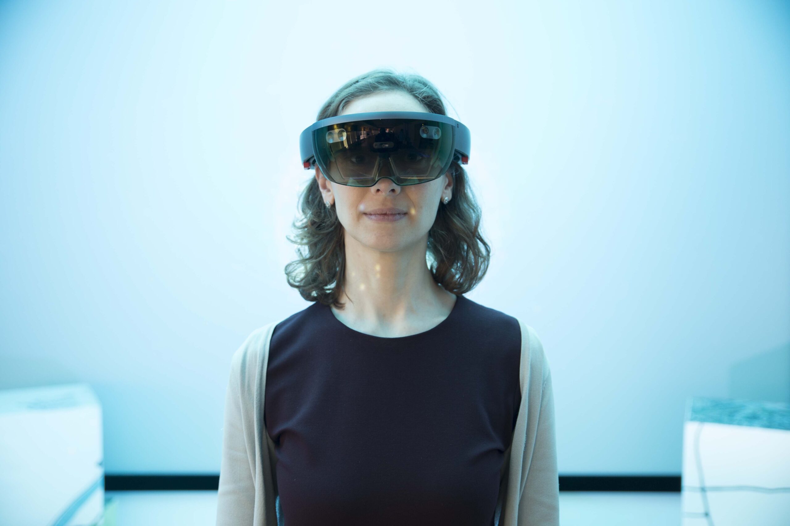 Forscher mit Forschungsger&auml;t