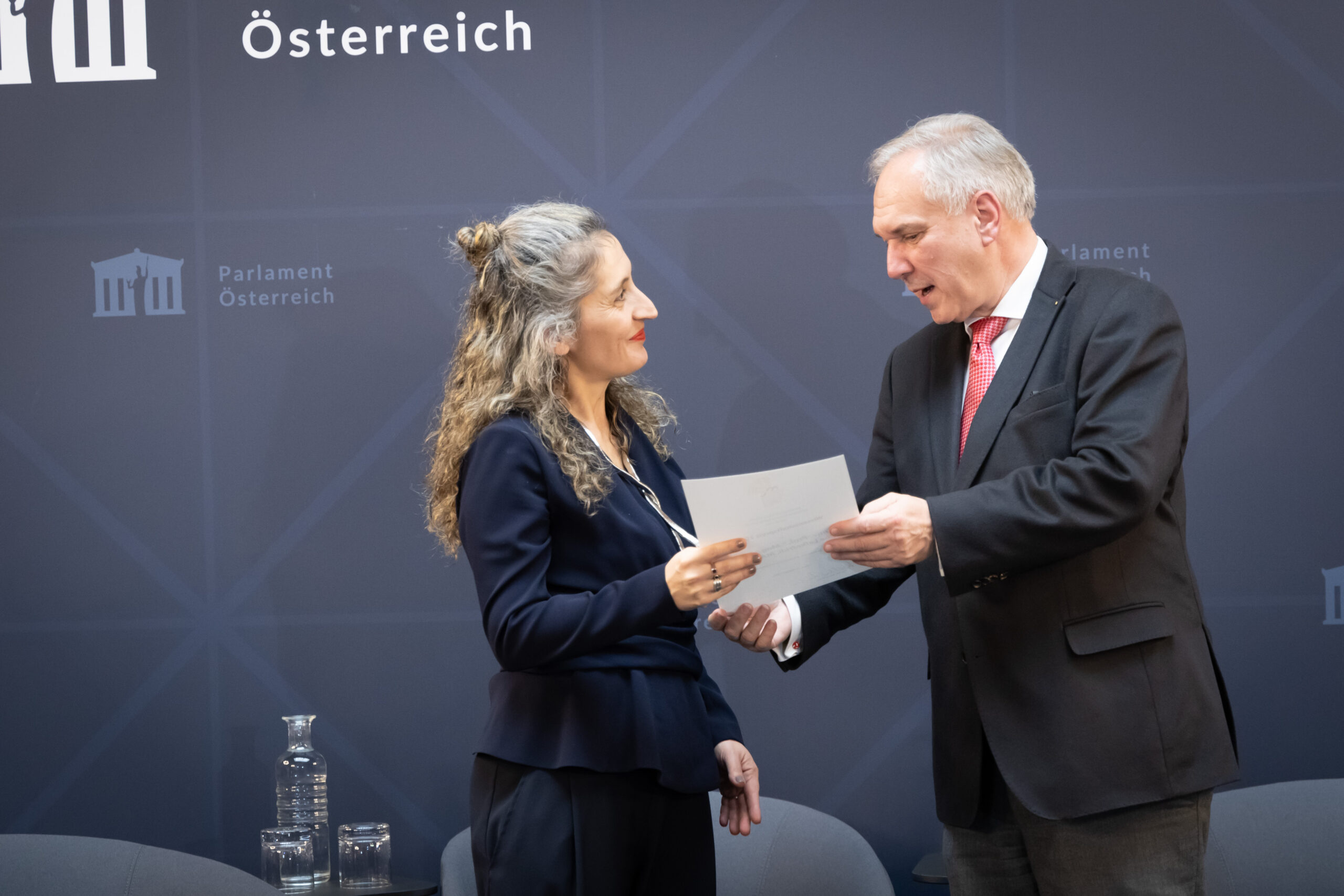 Preisverleihung an Zoe Lefkofridi