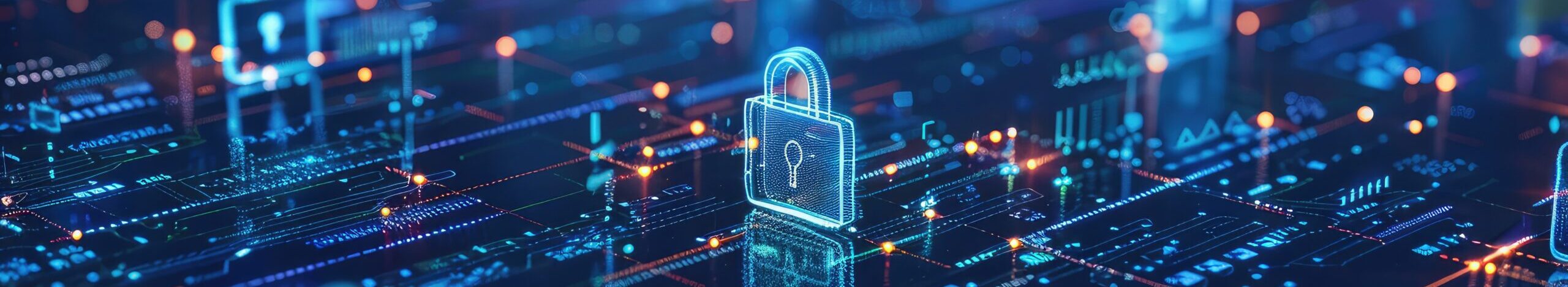 cybersecurity concept Global network security technology, business people protect personal information. Encryption with a padlock icon on the virtual interface.