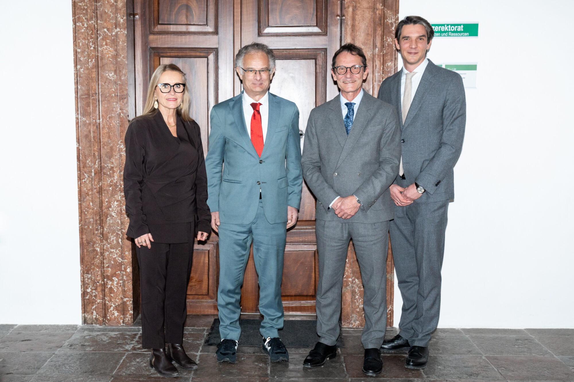 Finanzminister Marterbauer zu Besuch an der Uni