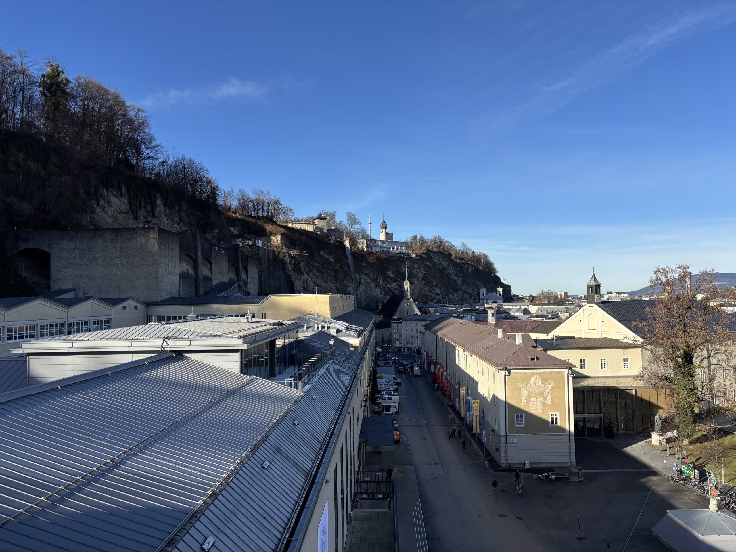 Blick auf Festspielbezirk